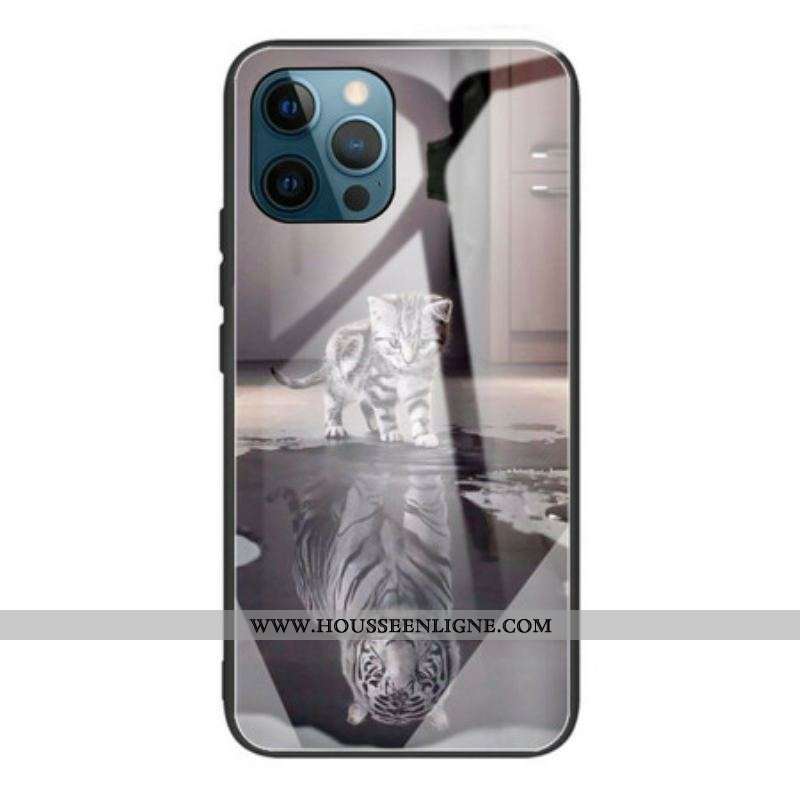 Coque iPhone 13 Pro Verre Trempe Rêve de Chaton