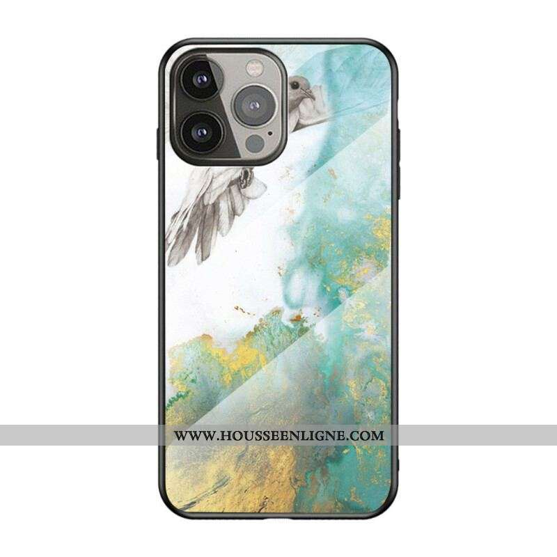 Coque iPhone 13 Pro Verre Trempé Marble Colors