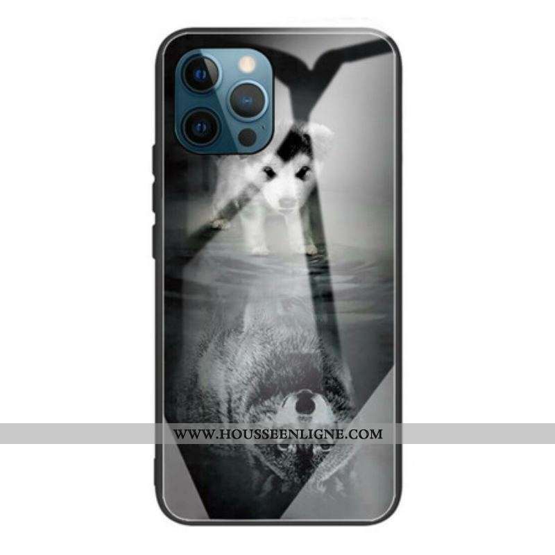 Coque iPhone 13 Pro Verre Trempé Rêve de Chiot