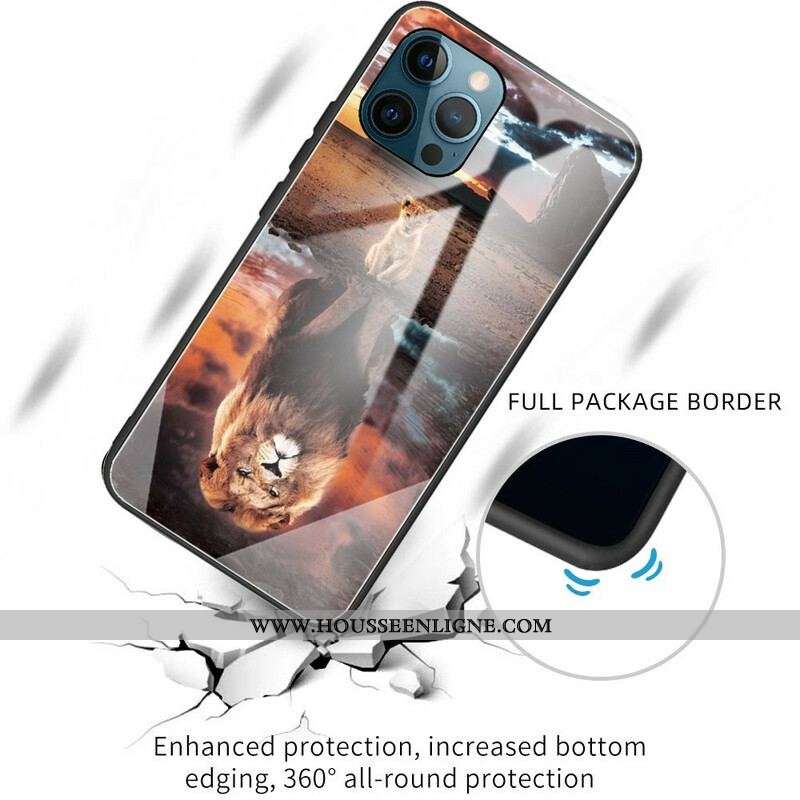 Coque iPhone 13 Pro Verre Trempé Rêve de Lionceau
