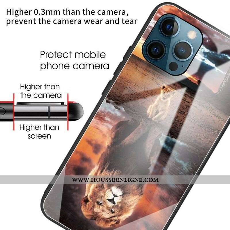 Coque iPhone 13 Pro Verre Trempé Rêve de Lionceau