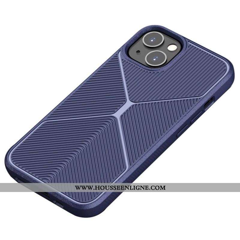 Coque iPhone 14 Antidérapante X Design