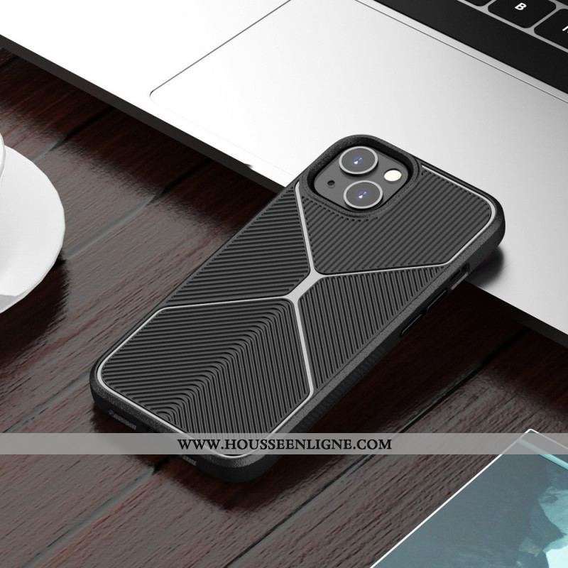 Coque iPhone 14 Antidérapante X Design