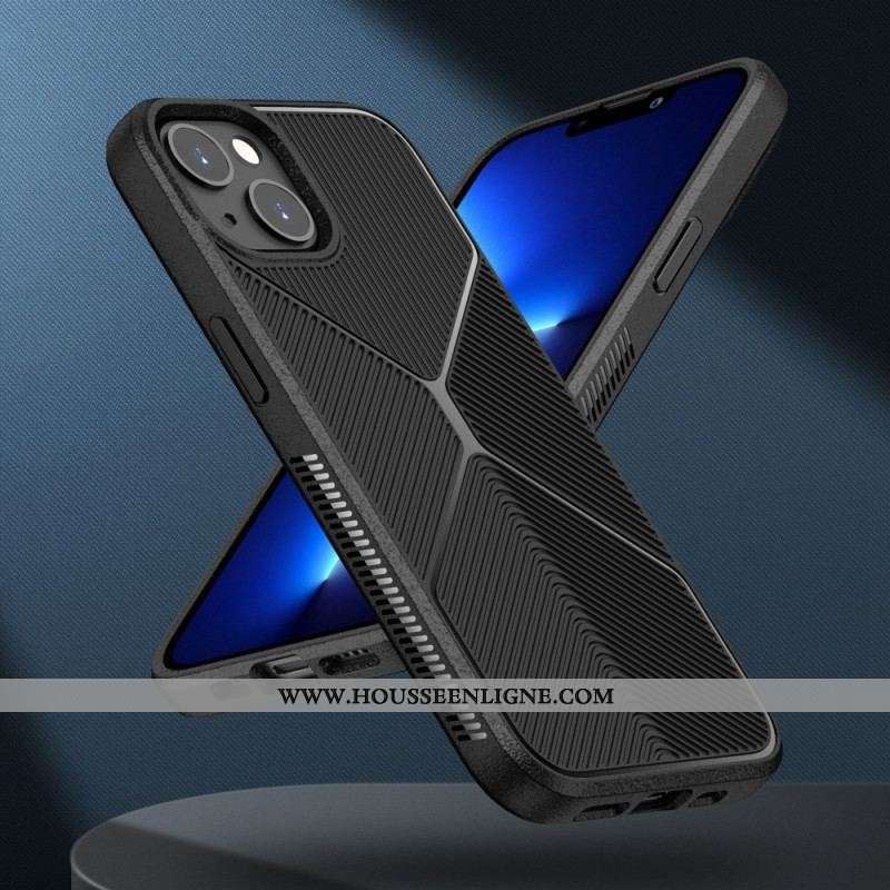 Coque iPhone 14 Antidérapante X Design