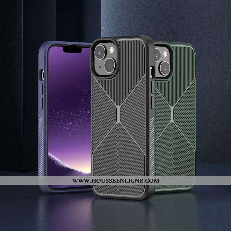 Coque iPhone 14 Antidérapante X Design