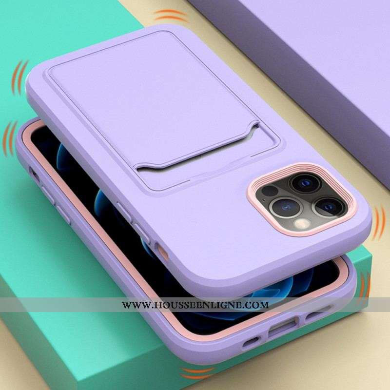 Coque iPhone 14 Bicolore Porte Carte