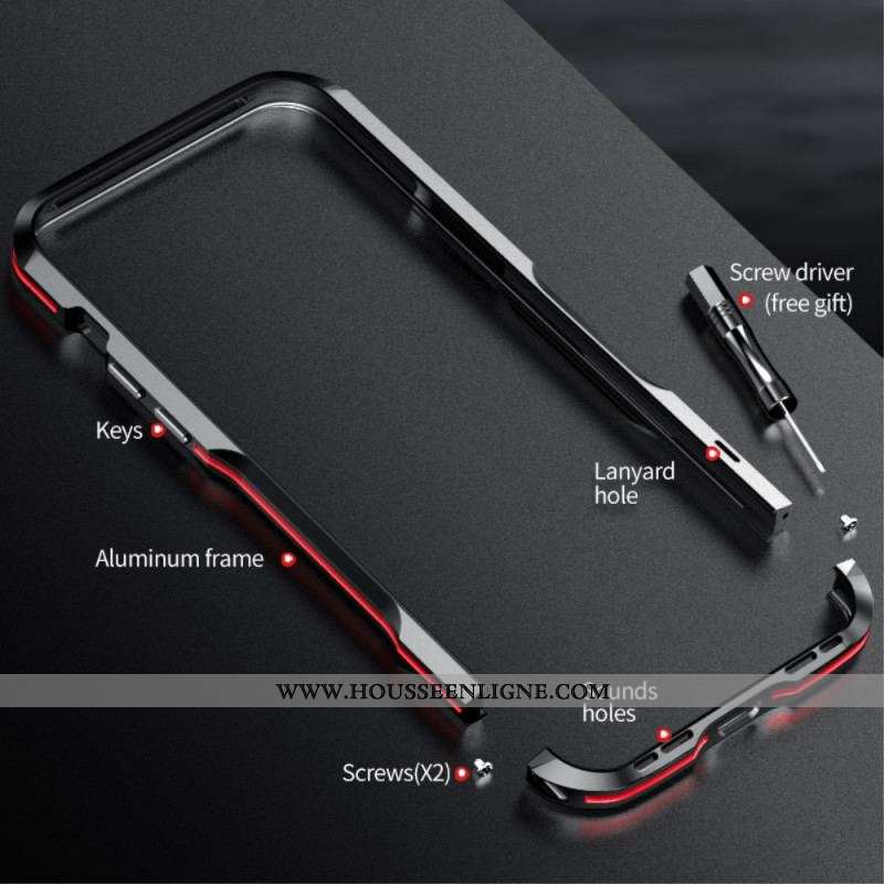 Coque iPhone 14 Conception Hybride Aluminium