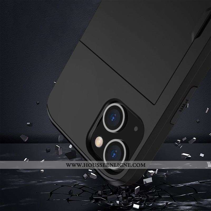 Coque iPhone 14 Deux Porte-Cartes à Glissière
