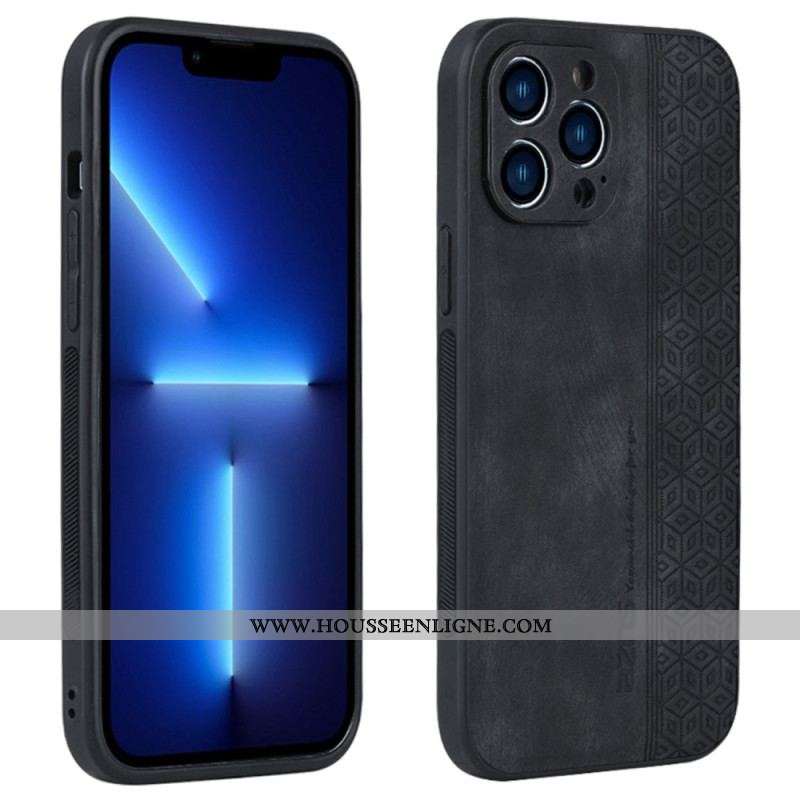 Coque iPhone 14 Effet Cuir AZNS