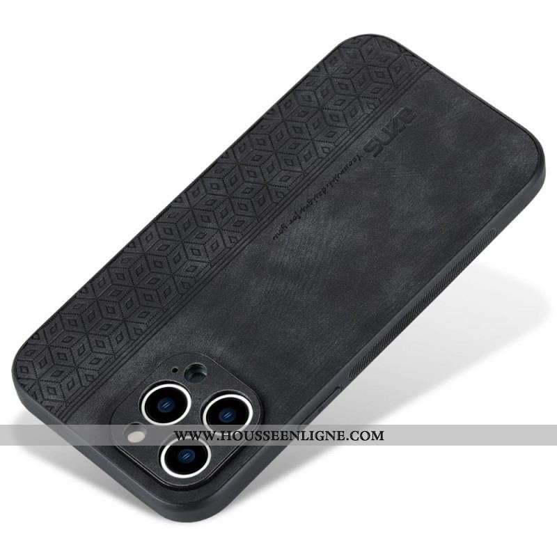 Coque iPhone 14 Effet Cuir AZNS