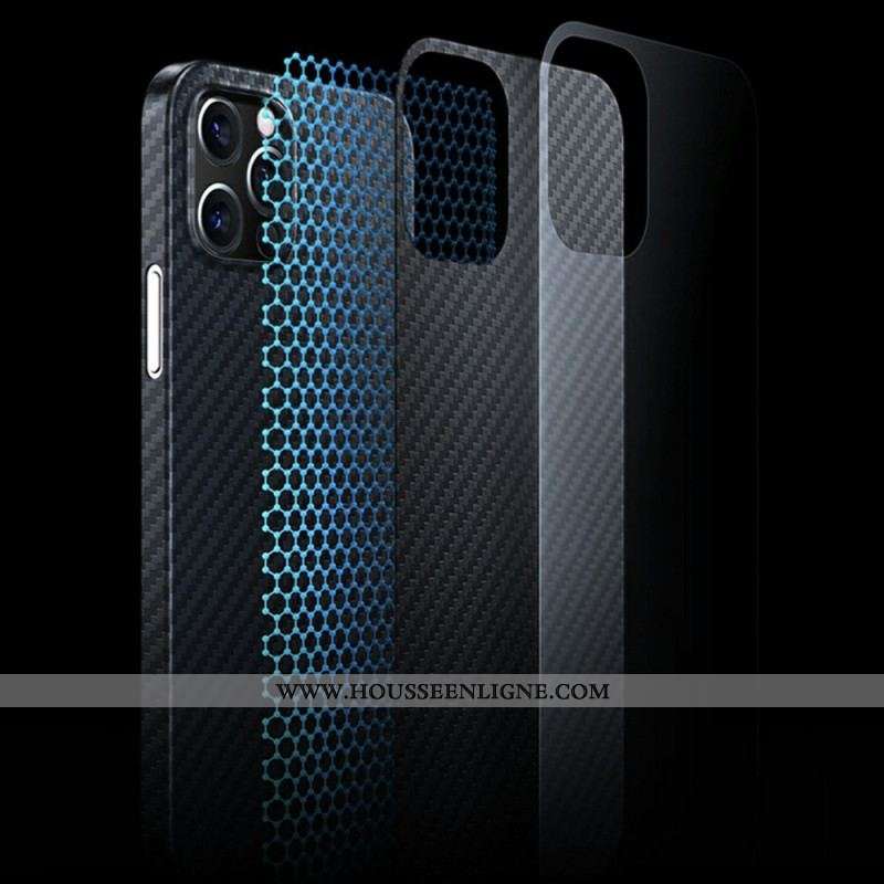 Coque iPhone 14 Fibre Carbone Classique