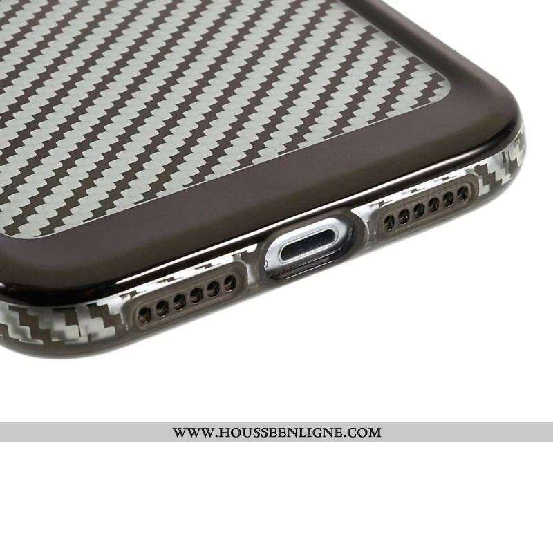 Coque iPhone 14 Fibre Carbone Stylée