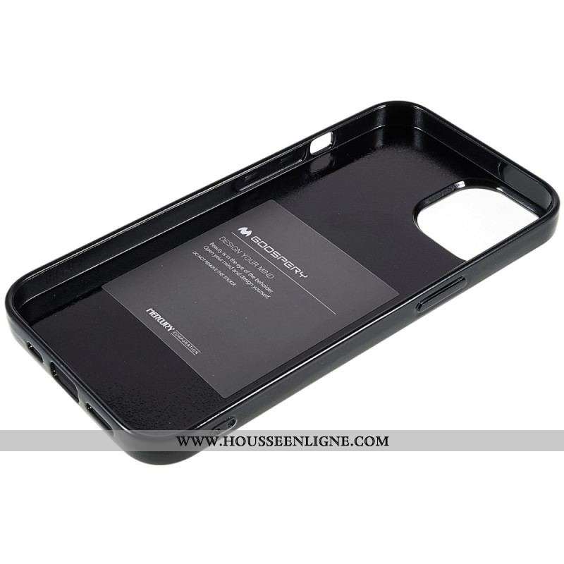 Coque iPhone 14 Paillettes Mercury Goospery