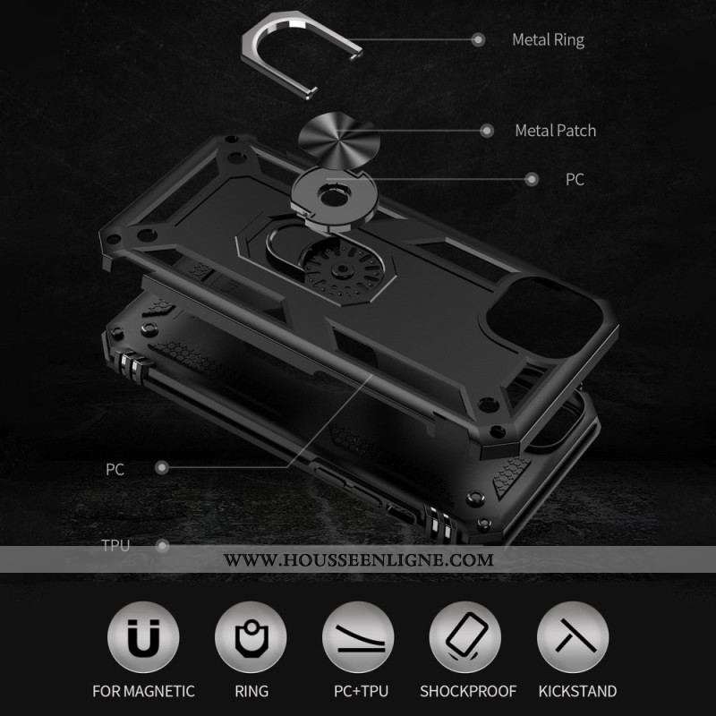 Coque iPhone 14 Plus Anneau-Support Design