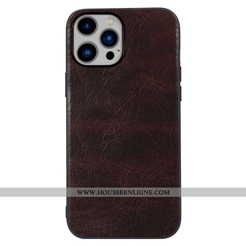 Coque iPhone 14 Plus Cuir Véritable