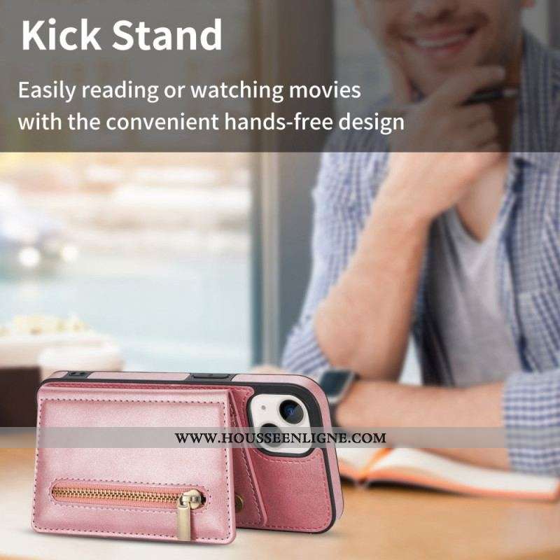 Coque iPhone 14 Plus Porte Cartes / Support / Monnaie