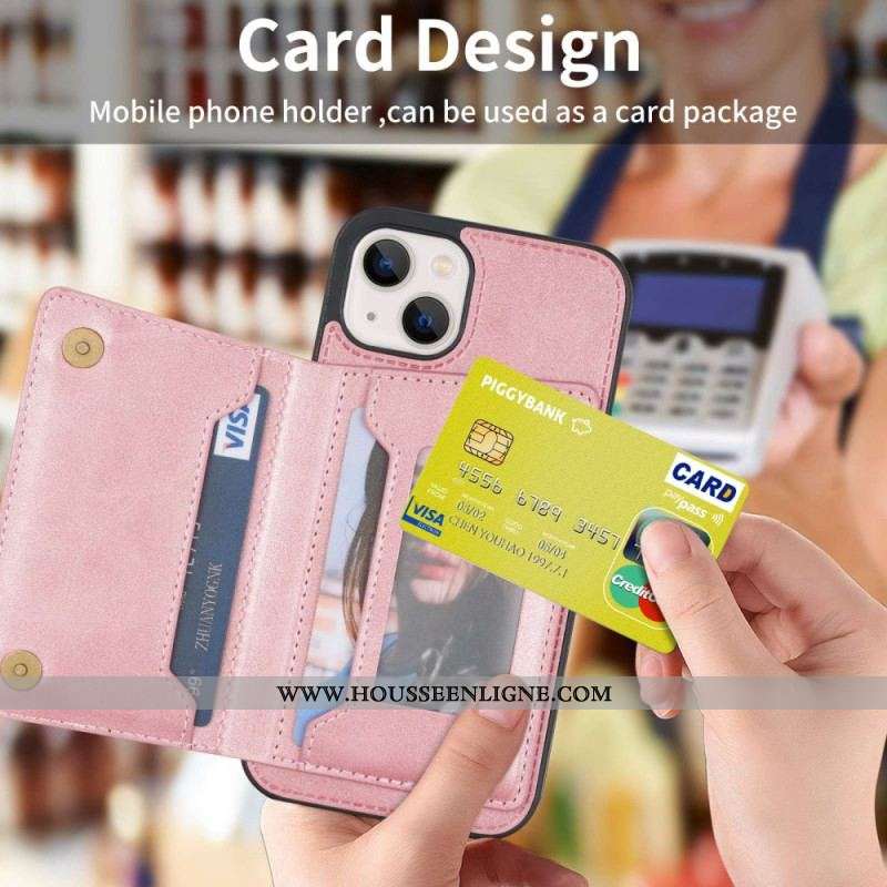 Coque iPhone 14 Plus Porte Cartes / Support / Monnaie