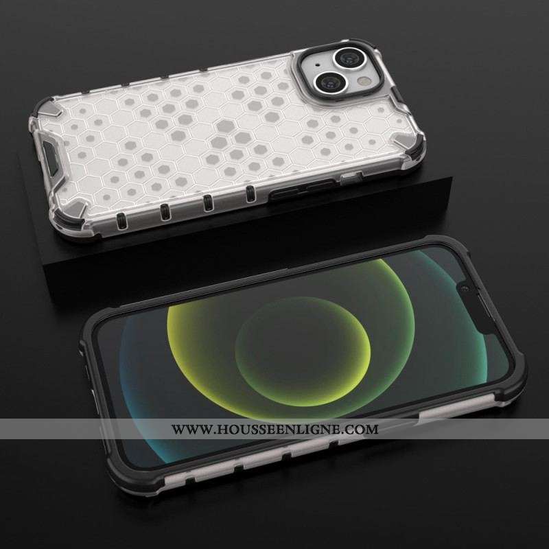 Coque iPhone 14 Plus Style Nid d'Abeille