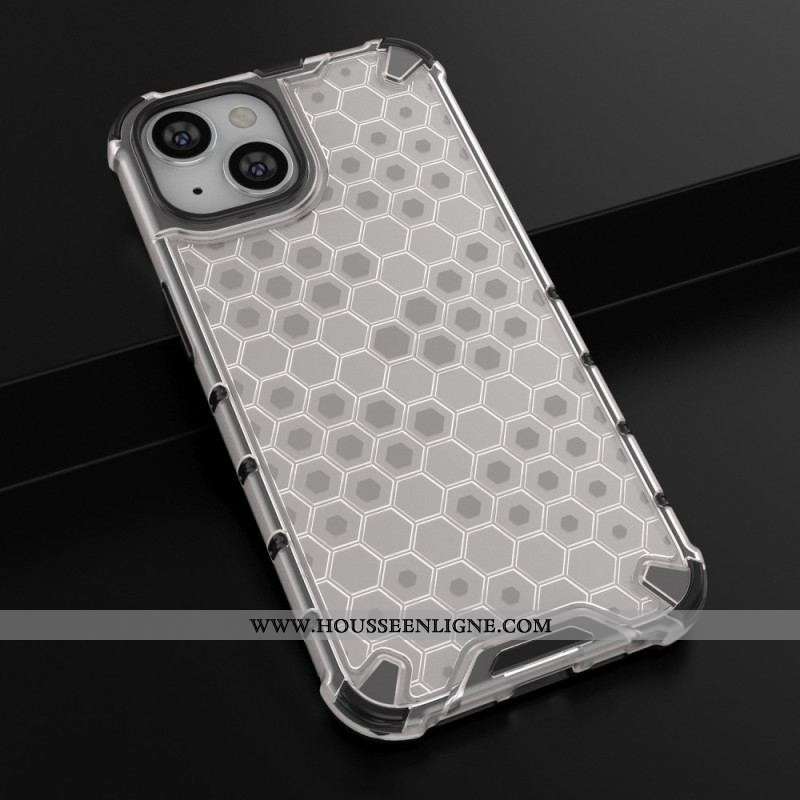 Coque iPhone 14 Plus Style Nid d'Abeille