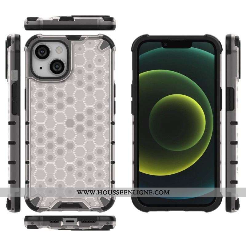 Coque iPhone 14 Plus Style Nid d'Abeille