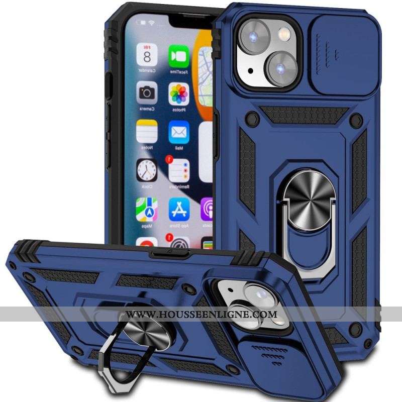 Coque iPhone 14 Plus Support et Protège-Lentilles Design