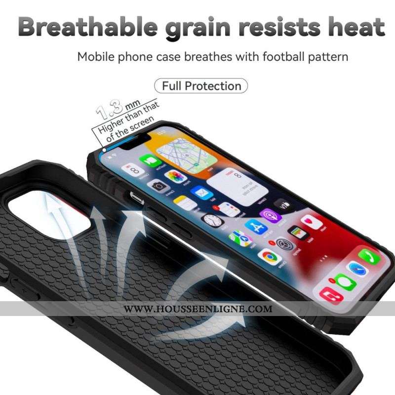 Coque iPhone 14 Plus Support et Protège-Lentilles Design