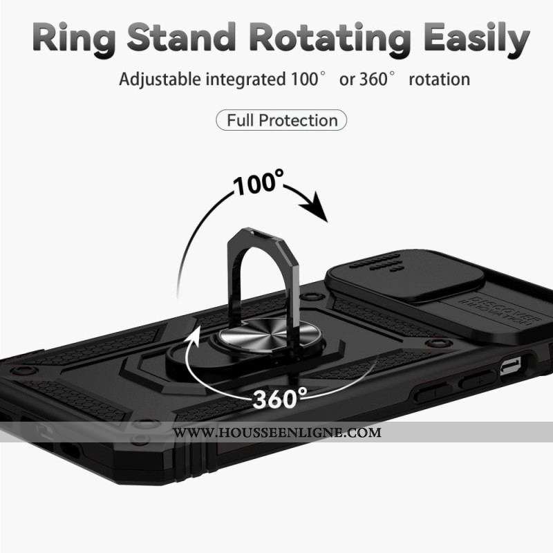 Coque iPhone 14 Plus Support et Protège-Lentilles Design