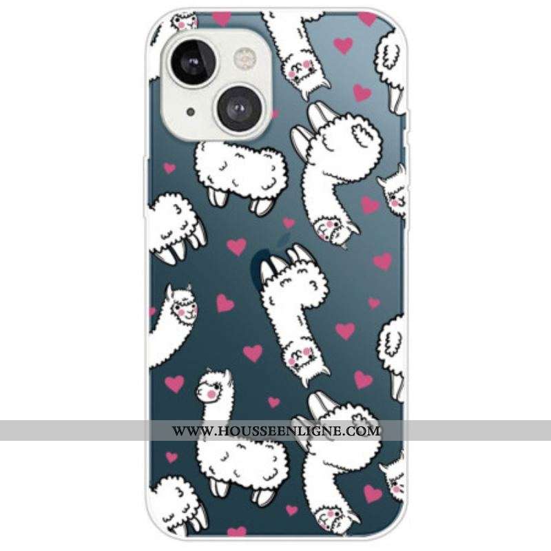 Coque iPhone 14 Plus Top Lamas