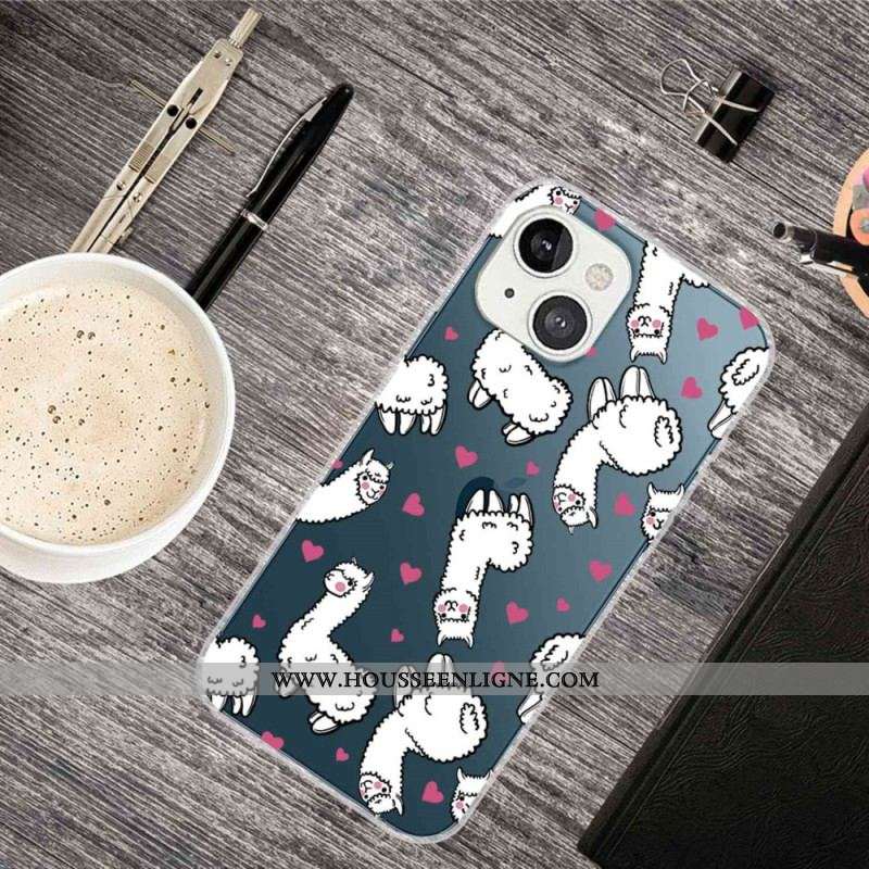 Coque iPhone 14 Plus Top Lamas