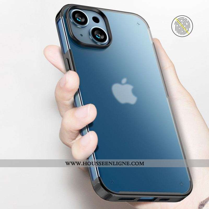 Coque iPhone 14 Plus Translucide Rebords Silicone