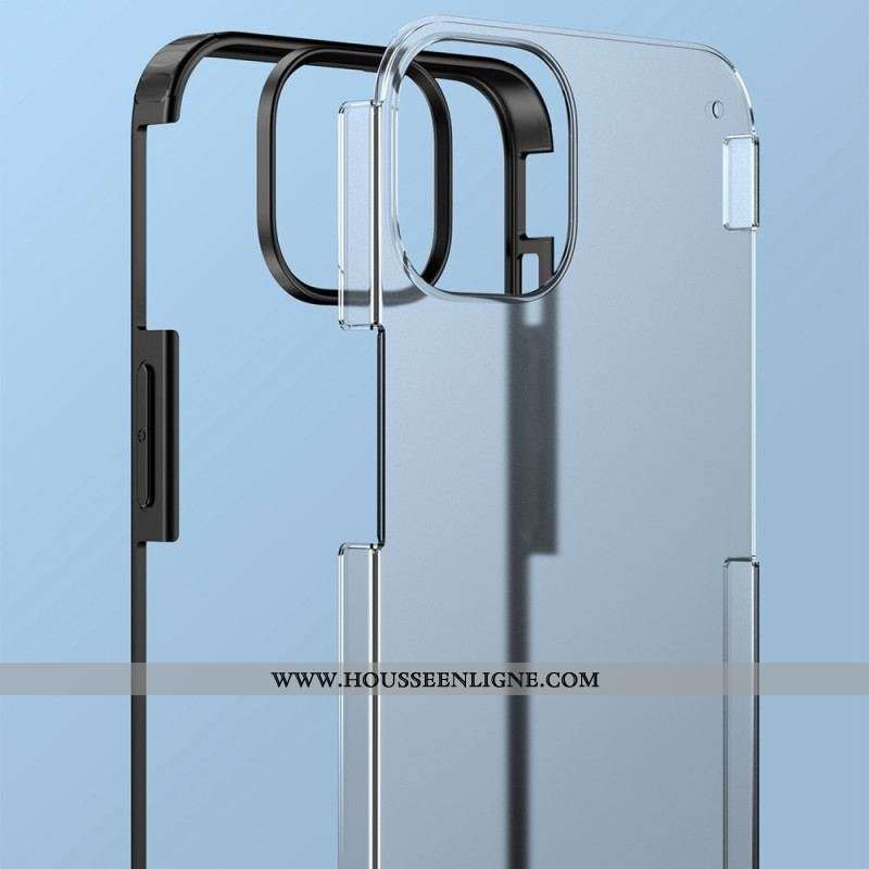 Coque iPhone 14 Plus Translucide Rebords Silicone