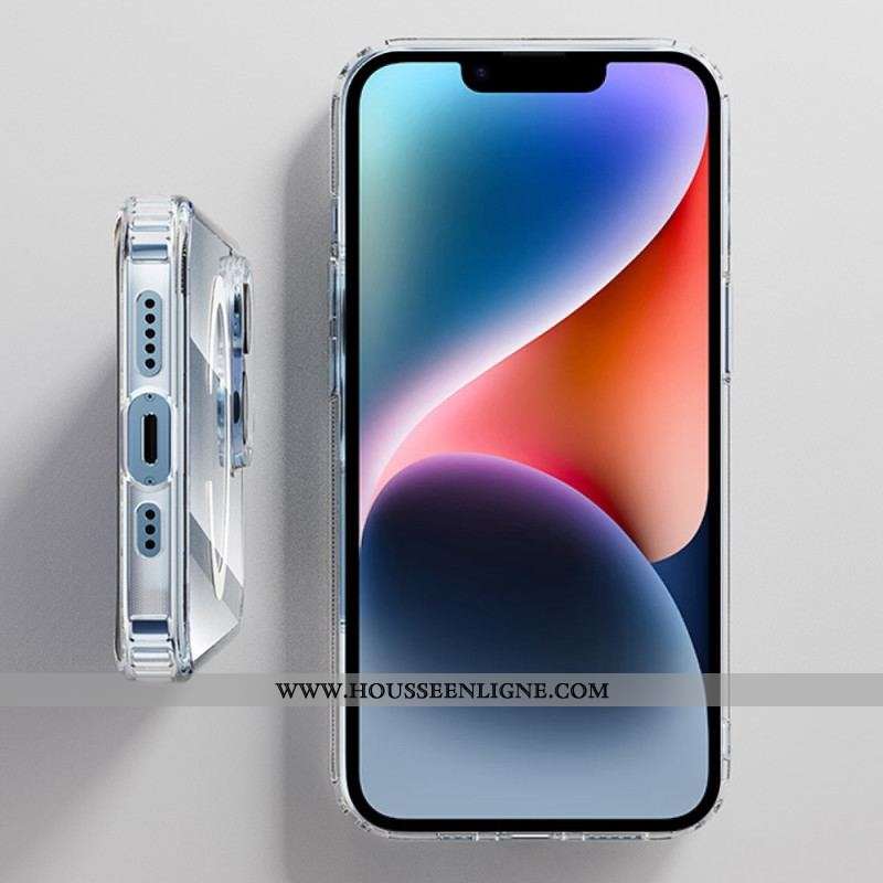 Coque iPhone 14 Plus Transparente Compatible MagSafe ROOK