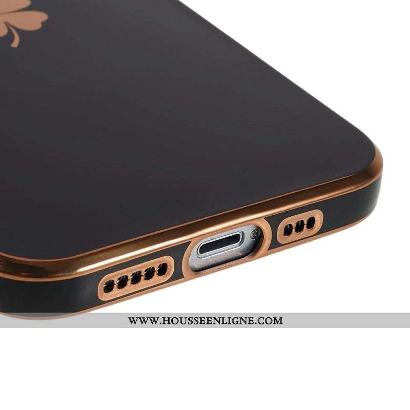 Coque iPhone 14 Plus Trèfle Lucky