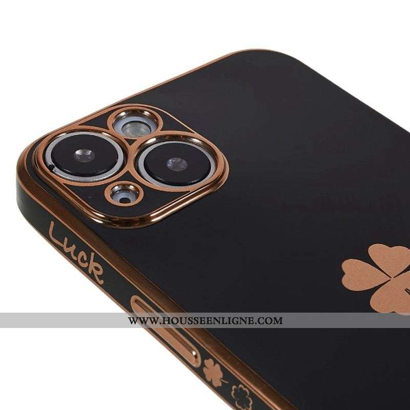 Coque iPhone 14 Plus Trèfle Lucky
