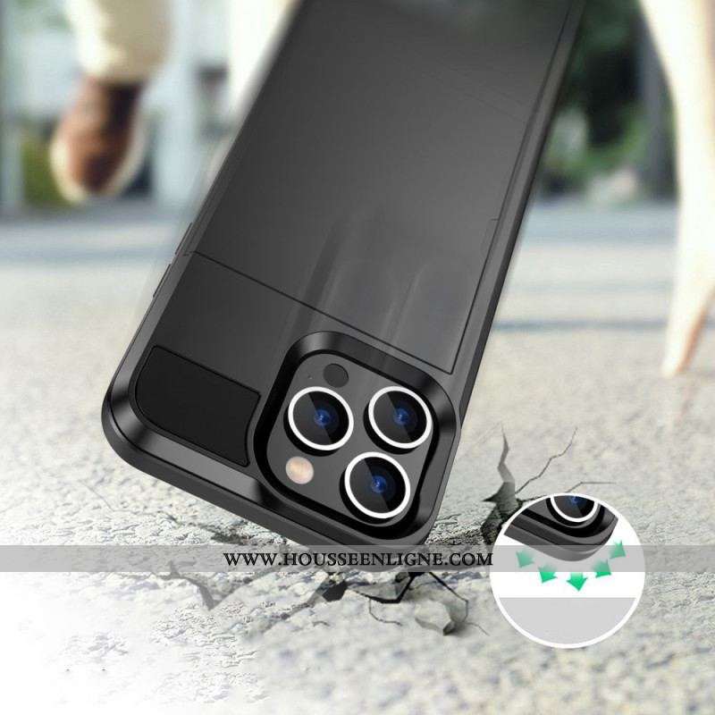 Coque iPhone 14 Porte-Carte à Glissière