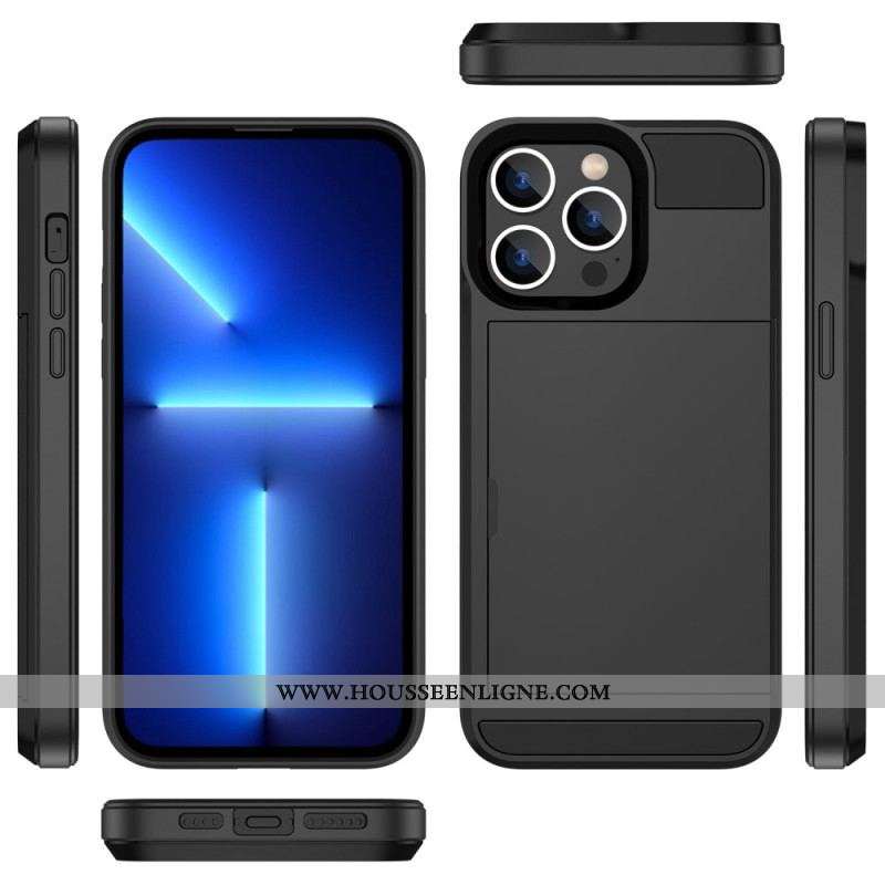 Coque iPhone 14 Porte-Carte à Glissière