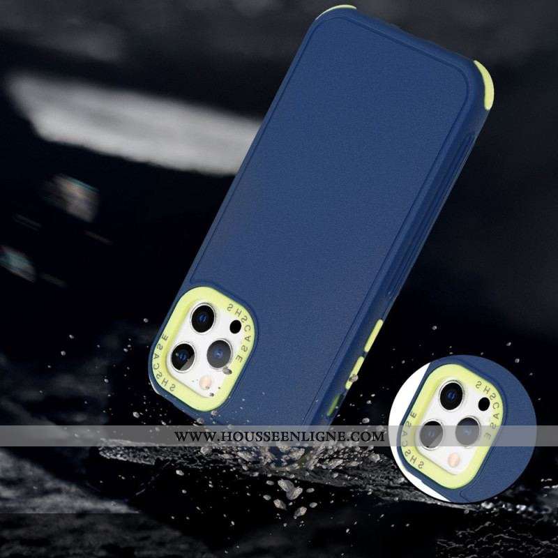Coque iPhone 14 Pro Bicolore Coins Renforcés