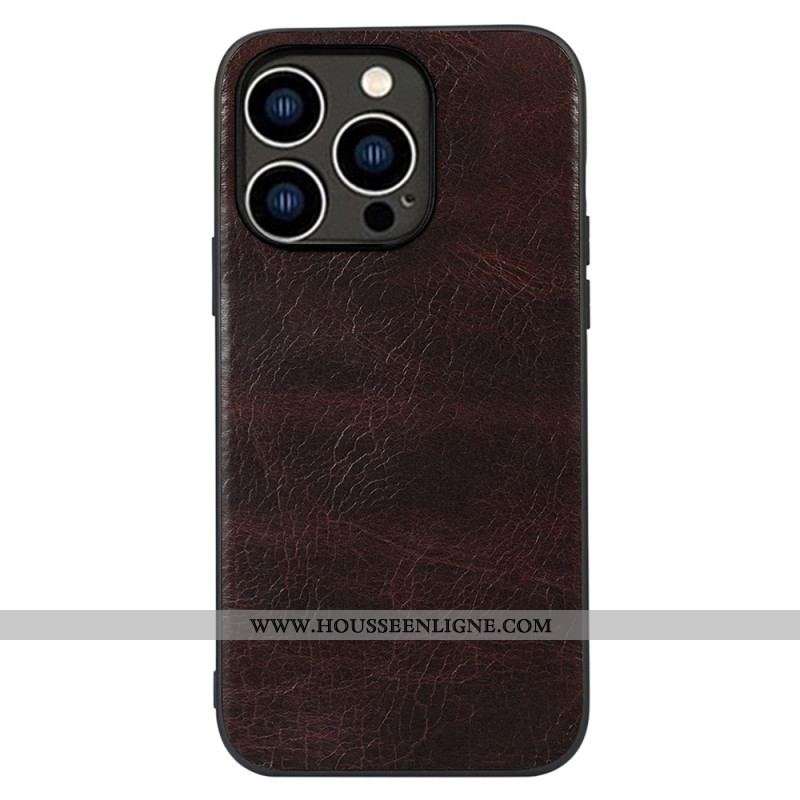 Coque iPhone 14 Pro Cuir Véritable