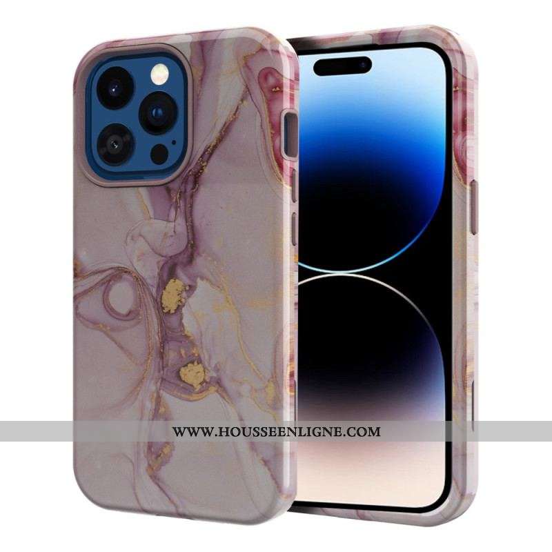 Coque iPhone 14 Pro Fabuleux Marbre