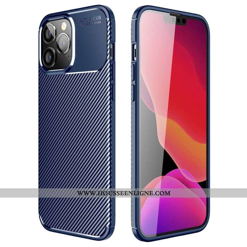 Coque iPhone 14 Pro Fibre Carbone Flexible