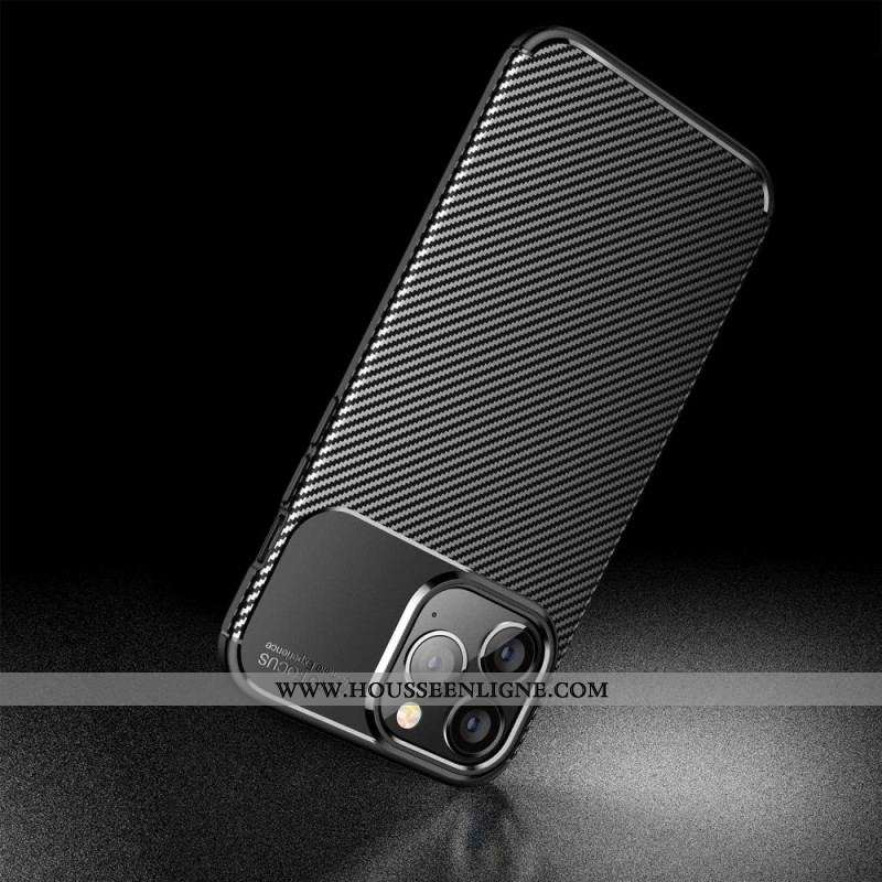Coque iPhone 14 Pro Fibre Carbone Flexible