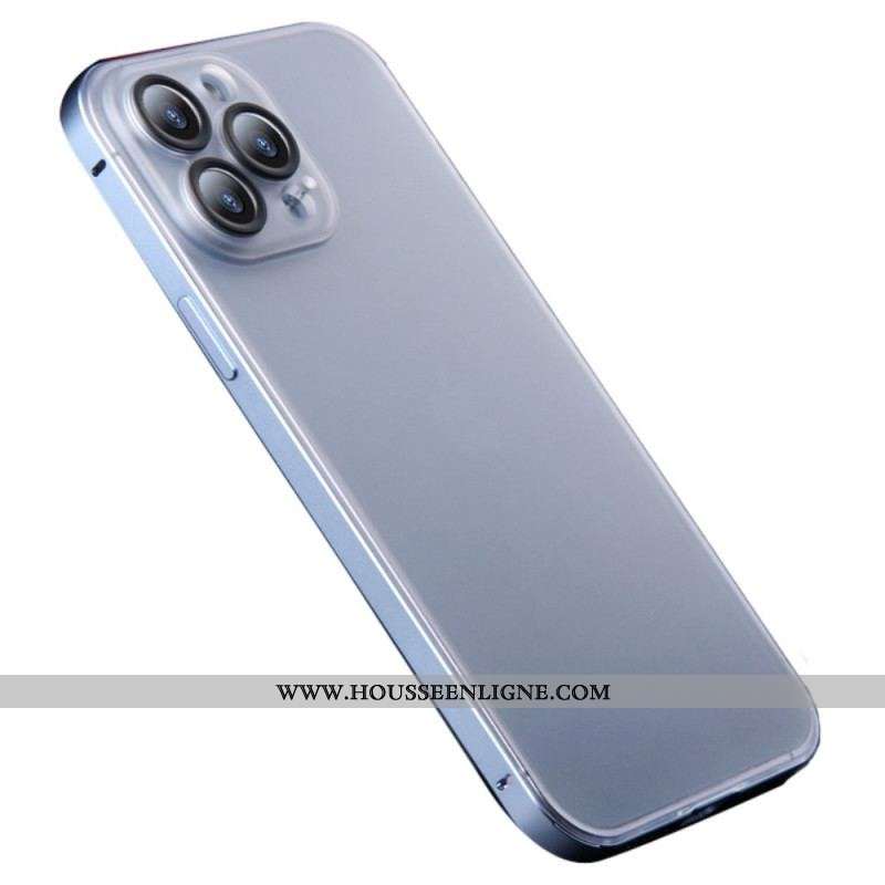 Coque iPhone 14 Pro Givrée Effet Métal