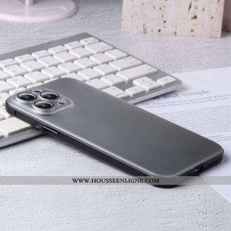 Coque iPhone 14 Pro Givrée Effet Métal