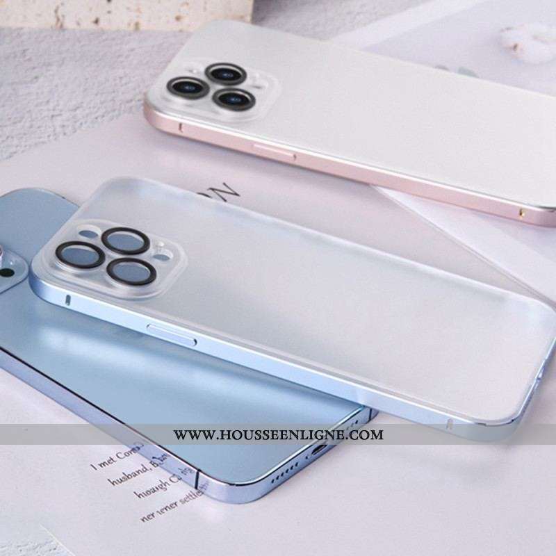 Coque iPhone 14 Pro Givrée Effet Métal