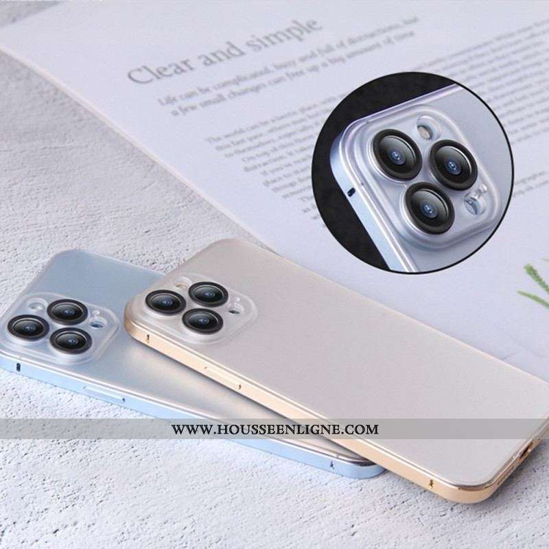 Coque iPhone 14 Pro Givrée Effet Métal