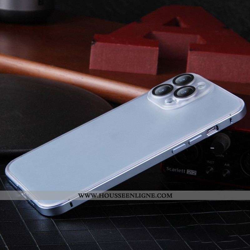 Coque iPhone 14 Pro Givrée Effet Métal