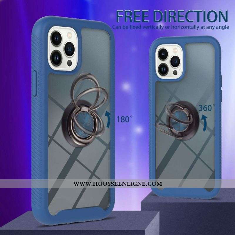 Coque iPhone 14 Pro Hybride Anneau-Support