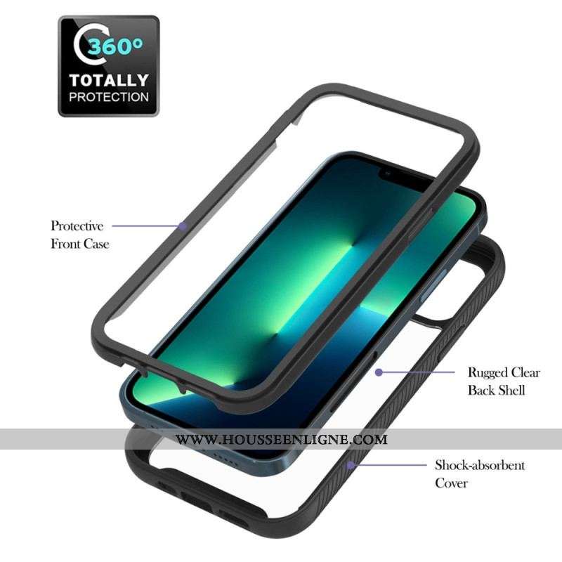 Coque iPhone 14 Pro Hybride Anneau-Support