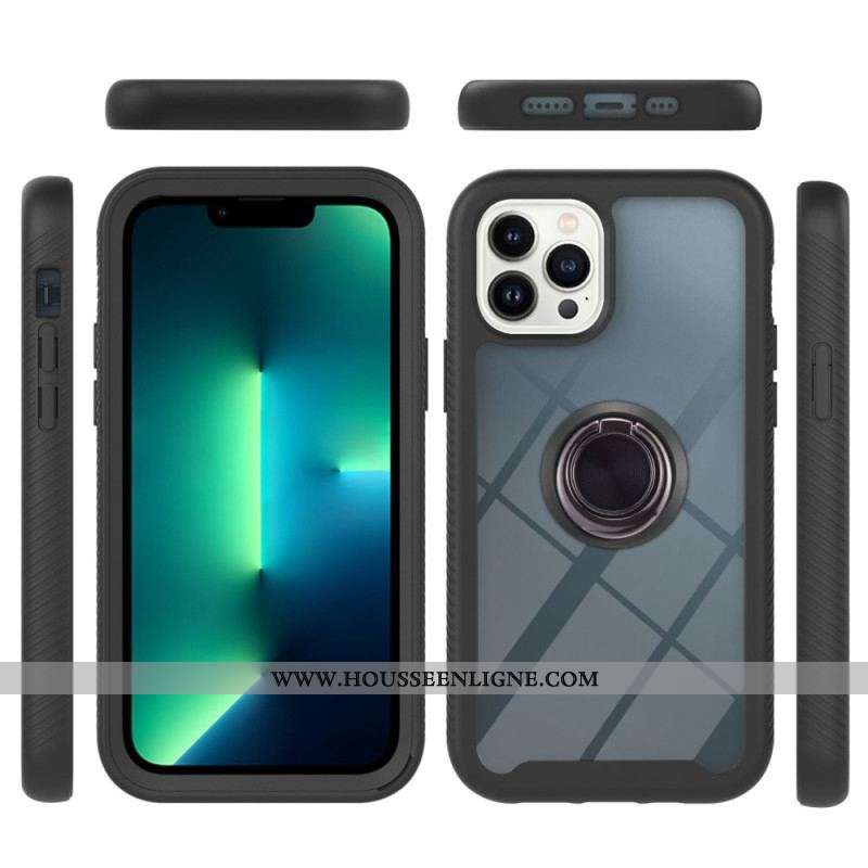 Coque iPhone 14 Pro Hybride Anneau-Support