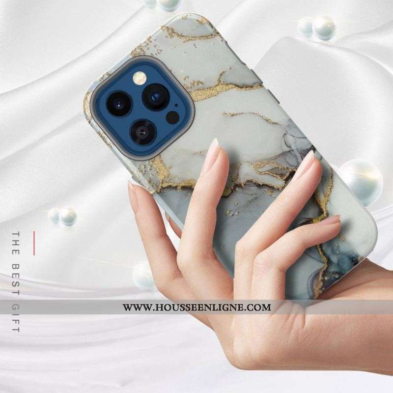 Coque iPhone 14 Pro Luxueux Marbre